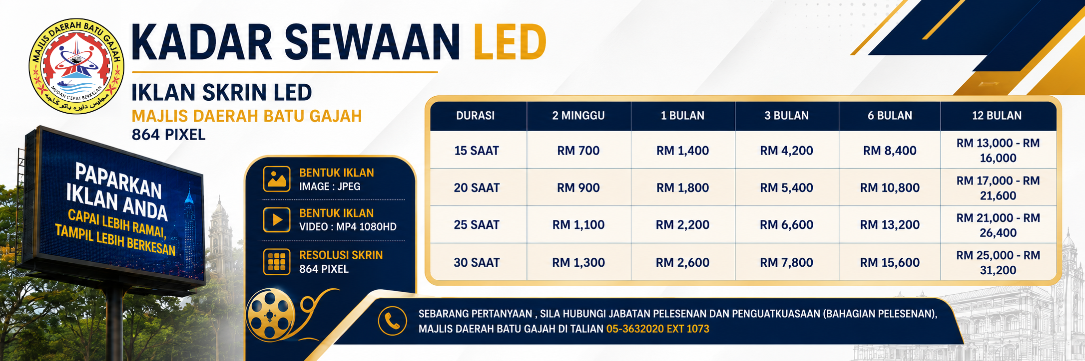 sewaan led