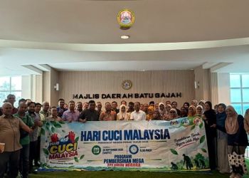 KOMUNITI BATU GAJAH BERSIAP SEDIA, MISI HARI CUCI MALAYSIA BERMULA